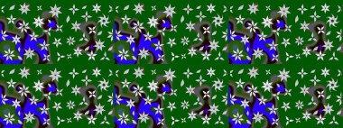 Yeşil ve nötr renklerde çiçekler olan çiçek deseni çiz. Çiçekler suluboya tarzında yeşil ve nötr renklerde.