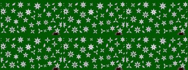 Raster illüstrasyonu. Güzel kumaş deseni. Hoş bir çiçek geçmişi var. Küçük çiçekte çizim deseni.