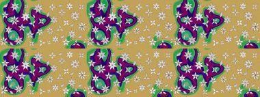 Çiçekleri, deniz kabukları, mandalaları ve suluboya efektleriyle donanma geçmişi. Eskiz modeli etnik tasarım. Yatak çarşafları, ceket, paket tasarımı, kumaş ve moda kavramları için tekstil baskısı.