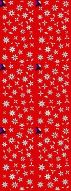 Chichi 'nin kumaş kalıbını çiz. Düz Çiçek Elementleri Tasarımı. Çiçek deseni. Raster illüstrasyonu. Renkli Bahar Teması çizim şablonu.