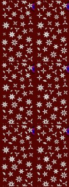 Çiçeksel fantezi tasarımı ve parlak bir arka plan çizimi. Düz Çiçek Elementleri Tasarımı. Renkli Bahar Teması çizim şablonu.