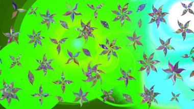 Küçük çiçekte güzel bir desen. Moda baskıları için zarif bir şablon. Küçük renkli çiçekler. Çiçekli yaz çiçekleri. Robot resim. Motley illüstrasyonu.