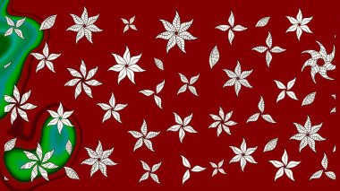 Çiçek kompozisyonu, el boyası, hassas şablon. Sevgililer günü ve tebrik kartı konsepti için şık bir davetiye. Üst manzara, yumuşak kırmızı ve nötr renk. Manzaralı çiçek deseni.