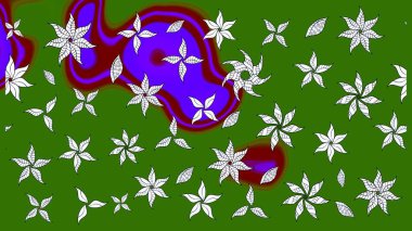 Nazik romantik baskı. Tatil havası. Raster güzel bir çiçek deseni çizmiş. Bahar mevsimi.