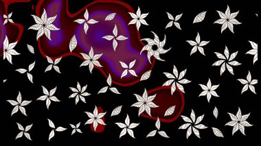 Çiçek desenli eskiz, yaz çiçekleri. Siyah ve nötr renklerde çiçekler. Renkli Bahar Teması eskiz kalıbı. Düz Çiçek Elementleri Tasarımı.