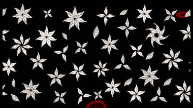 Raster stili kumaş deseni. Çiçekler suluboya çizim deseni.