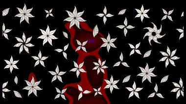 Etnik Mandala süsü. Raster Henna dövme stili. Tekstil, tebrik kartı, boyama kitabı, telefon kılıfı baskısı için kullanılabilir. Hint çiçekli desenli şal desenli..