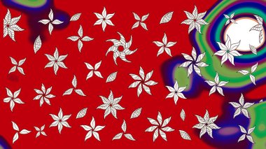 Tatil havası. Nazik romantik baskı. Bahar mevsimi. Raster güzel bir çiçek deseni çiziyor..