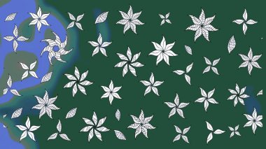 Motley illüstrasyonu. Küçük renkli çiçekler. Moda baskıları için zarif bir şablon. Çiçekli yaz çiçekleri. Küçük çiçekte güzel bir desen. Çizim.