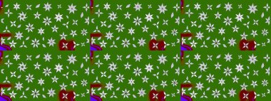 Modaya uygun kumaş deseni. Raster illüstrasyonu. Küçük çiçekteki sevimli çiçek deseni. Tony 'nin kumaş desenini çiz.