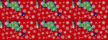 Tekstil, kumaş, kapaklar, duvar kağıtları, baskı, naylon, koleksiyon defteri, örgü, dekupaj için güzel bir eskiz. Küçük kırmızı ve nötr çiçeklerle oldukça eski bir besin torbası deseni. Millefleurlar.