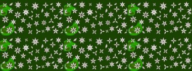 Küçük çiçekte güzel bir desen. Küçük renkli çiçekler. Moda baskıları için zarif bir şablon. Motley illüstrasyonu. Çiçekli bahar çiçekleri.