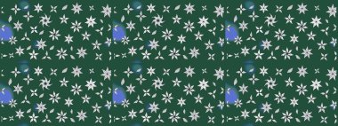 Renkli Bahar Teması eskiz kalıbı. Yeşil ve nötr renklerde çiçekler. Düz Çiçek Elementleri Tasarımı. Güzel çiçek deseni..