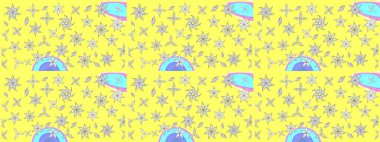 Sarı renkte manzaralı çiçek deseni. Çiçek kompozisyonu, el boyası, hassas şablon. Üst manzara, yumuşak stil. Sevgililer günü ve tebrik kartı konsepti için şık bir davet.