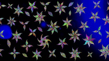 Moda baskısı, albüm, ambalaj kağıdı ve duvar kağıdı için zarif dekoratif süslemeler. Küçük çiçekli basit bir çiçek çizimi. Siyah renkte sevimli çiçekler. Raster illüstrasyonu.