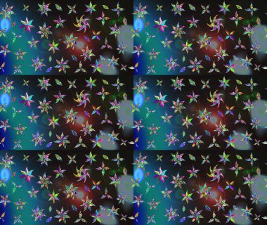 El çizimi çiçek çizimi deseni (fayans). Tekstil için suluboya eskiz deseni. Şirin çiçekli, desenli, gri renkli çizim deseni.