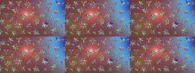 El yapımı çiçek ve bitki koleksiyonu. Eskiz tarzı kahverengi renklerde. Raster illüstrasyonu. Şirin karalamalı çiçek desenli çizim. Raster illüstrasyonu.