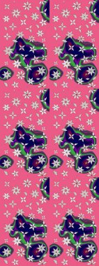 Suluboya tarzında pembe ve nötr renkte çiçekler. Üzerinde pembe ve nötr renkler olan çiçek deseni çiz..