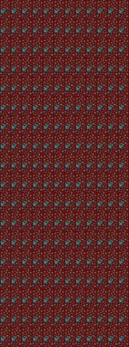 Kırmızı renkte çiçekler. Renkli Bahar Teması eskiz kalıbı. Düz Çiçek Elementleri Tasarımı. Çiçek desenli eskiz, yaz çiçekleri..