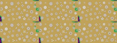 Zarif, parlak ve sarı çiçek desenli bir taslak. Sabıka baskıları, bebek kıyafetleri, duvar kâğıtları, paket kutuları vb..