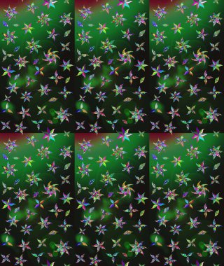 Raster illüstrasyonu. Çiçek desenli eskiz, darbeler, sıçramalar, yaz çiçekleri. Gri renkli çiçekler.