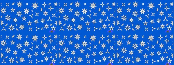 Klasik çiçek tasarımı elementleri. Mavi kıvırcık çiçekler mavi renkte şekillenir. Raster illüstrasyonu.