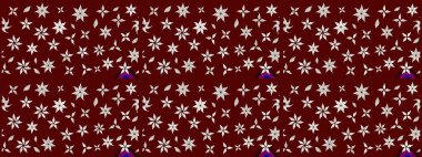 Raster Güzel kumaş deseni. Raster suluboya çiçek deseni, narin çiçekler, kırmızı ve nötr çiçekler, tebrik kartı şablonu.