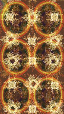 Kahverengi renklerin çizimi. Kışın sembolü, mutlu noeller, mutlu yeni yıl kutlaması Raster illüstrasyonu. Soyut duvar kâğıdı, ambalaj dekorasyonu. Kar tanesi kadar basit..