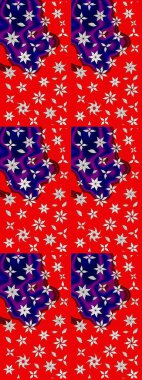 Raster çiçek desenli çiçek deseni, yapraklar, dekoratif elementler, sıçrama, lekeler, el çizimi kontur çizgileri ve Doodle çizim stili, grafik raster çizim çizimi.