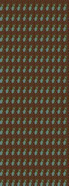 Kahverengi renklerde. Taslak dekoratif arka plan, çiçek mandala. Çiçek. Raster illüstrasyonu.