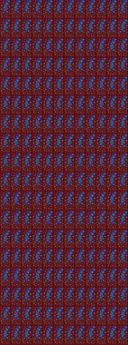 Anti-stres için soyut örnek sayfası. Kırmızı renklerde. Raster illüstrasyonu.