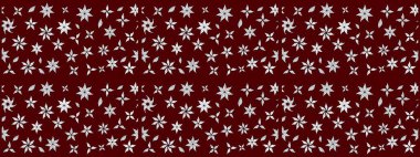 Raster çiçek desenli çiçek deseni, yapraklar, dekoratif elementler, sıçrama, lekeler, el çizimi kontur çizgileri ve Doodle çizim stili, grafik raster çizim çizimi.