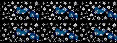 Raster. Renkli Bahar Teması eskiz kalıbı. Düz Çiçek Elementleri Tasarımı.