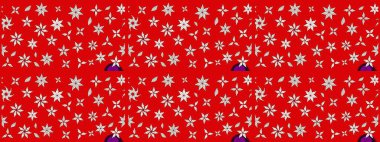 Renkli Bahar Teması eskiz kalıbı. Raster illüstrasyonundaki çiçek desenli çizim. Düz Çiçek Elementleri Tasarımı. Güzel kumaş deseni.