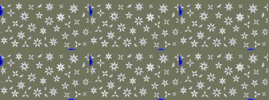 Yumuşak fayans. Yumuşak pamuk tasarımı. Klasik çiçek desenli. Raster 'ın taze dokusu. Paketleme, tekstil, duvar kağıdı için çiçek arkaplanı.