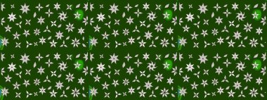 Parlak renkli çiçekli ve yeşil yapraklı harika bir çiçek deseni. Moda baskıları için zarif bir şablon. Modern çiçek arkaplanı. Halk stili.