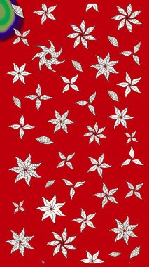 Çizim kalıbı. Raster illüstrasyonu. Organik motif arka planı. Ultraviyole kumaş deseni.