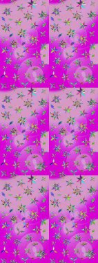 Yumuşak, bahar çiçekli arka plan. Çiçekli karalama şeklinde Raster çiçek deseni. Tarafsız renklerde çiçekler.