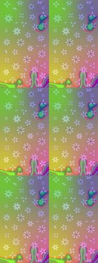 Bahar mevsimi. Raster güzel bir çiçek deseni çizmiş. Nazik romantik baskı. Tatil havası..