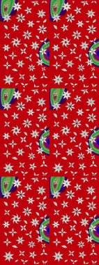 Düz Çiçek Elementleri Tasarımı. Raster çiçekli arka plan. Güzel eskiz şekli. Yazdır. Güzel kumaş deseni. Renkli Yaz Teması çizim şablonu.