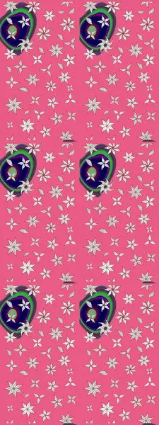 Eski usul küçük çiçekli şirin bir eskiz deseni. Moda arka planında parlak buketler. Raster illüstrasyonu. Kumaş, duvar kâğıdı ve kağıda yazdırmak için gelişen arkaplan.