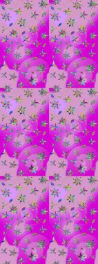 Tarafsız renklerde çiçekler. Nazik, narin çiçek arkaplanı. Raster çiçek desenli ve çiçekli..