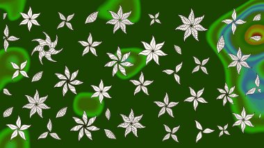 Tony 'nin kumaş kalıbını çiz. Küçük çiçekteki sevimli çiçek deseni. Modaya uygun kumaş deseni. Raster illüstrasyonu.