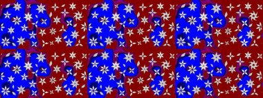 Çiçek kırmızısı eskiz deseni. Raster çiçek izi. Klasik taslak çizimi. Raster Yumuşak kumaş deseni.