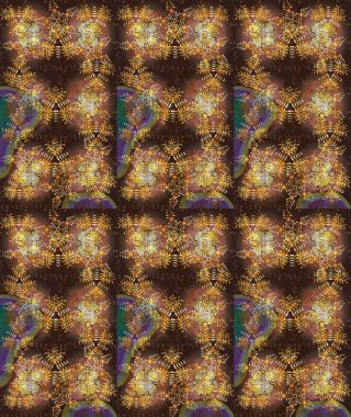 Güzel bir kış süsü. Raster kahverengi, sarı ve bej kar tanelerinden izole edilmiş. Kar taneleri koleksiyonu. Raster illüstrasyonu.