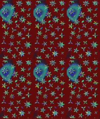 Üst manzara, yumuşak stil. Çiçek kompozisyonu, el boyası, hassas şablon. Sevgililer günü ve tebrik kartı konsepti için şık bir davetiye. Kırmızı renkte manzaralı çiçek deseni.