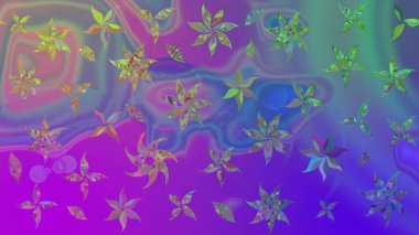 Küçük çaplı çiçeklerdeki basit şirin desenler. Tekstil veya kitap kapakları, imalat, duvar kağıtları, baskı, hediye paketi ve yapıştırma kitabı için çiçek eskizi geçmişi. Raster illüstrasyonu.