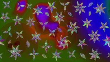 Moda baskısı. Suluboya desenli çiçek deseni. Dekorasyon ve tasarım için güzel bir desen. Çiçeğin suluboya çizimlerinin mükemmel deseni. Ayarlanmış.