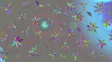 Çiçeksel gri çizim deseni. Raster çiçek izi. Klasik taslak çizimi.