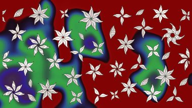 Güzel kumaş deseni. Güzel suluboya yaz çiçekleri deseni..